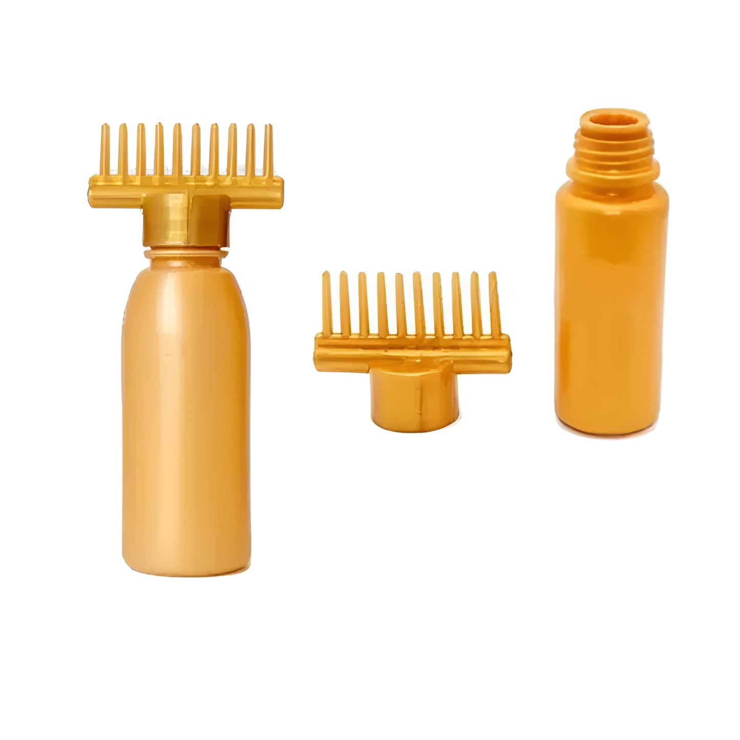 Hair Oil Applicator Bottle, Root oiling Comb bottle for Hair Coloring, Shampoo, Oiling and Dye ( Empty Bottle)