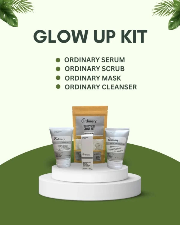 The Ordinary Glow Kit for Face & Hands – Brightening & Radiance Skincare bundle