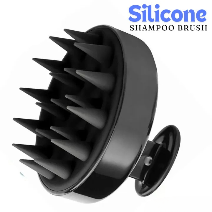 1 Piece Scalp Massager Shampoo Brush – Silicone Hair Scalp Scrubber for Deep Cleaning & Relaxing Massage