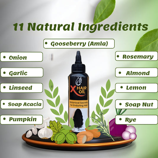 Unlock Your Hair's Potential with X Hair Oil: Botanical Secrets for Enduring Hair