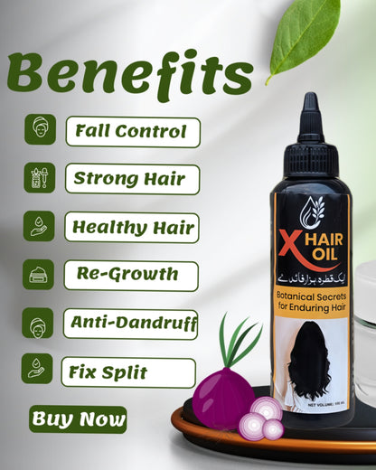 X Hair Oil   Botanical Secrets for Enduring Hair